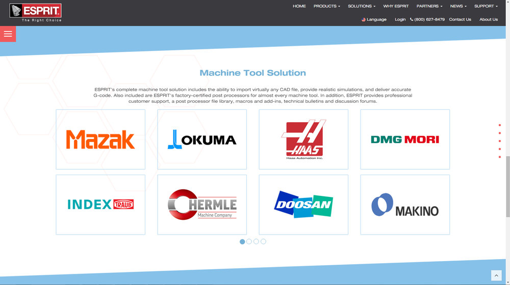 ESPRIT CAD/CAM軟體推出全新網站和品牌